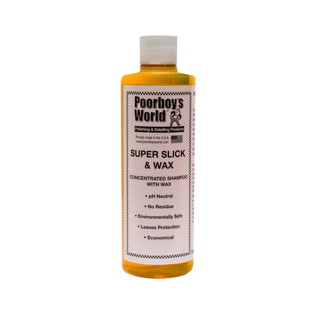 Шампунь с карнаубой Super Slick & Wax 16oz